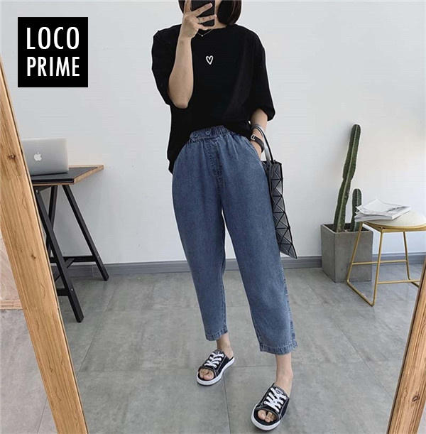 デニムパンツ ワイドパンツ レディース Gパン ジーンズ サルエルパンツ 