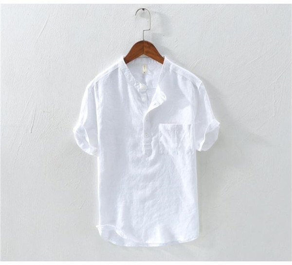 大きいサイズ Tシャツ メンズ 半袖 リネンシャツ カジュアルシャツ 40代 50代 ゆったり 薄手...