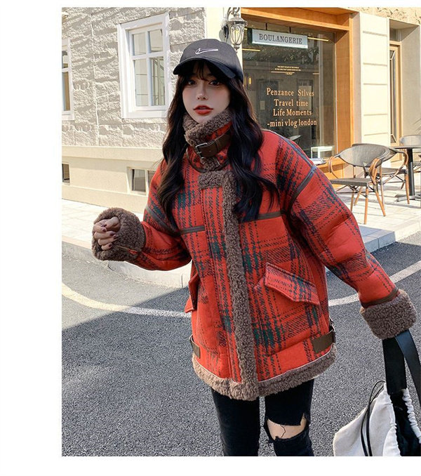 ムートンジャケット ムートンコート モコモコ レディース ボアコート 大きいサイズ 厚手 冬ジャケット 暖かい 20代30代40代 防寒保温 ノーカラー カジュアル