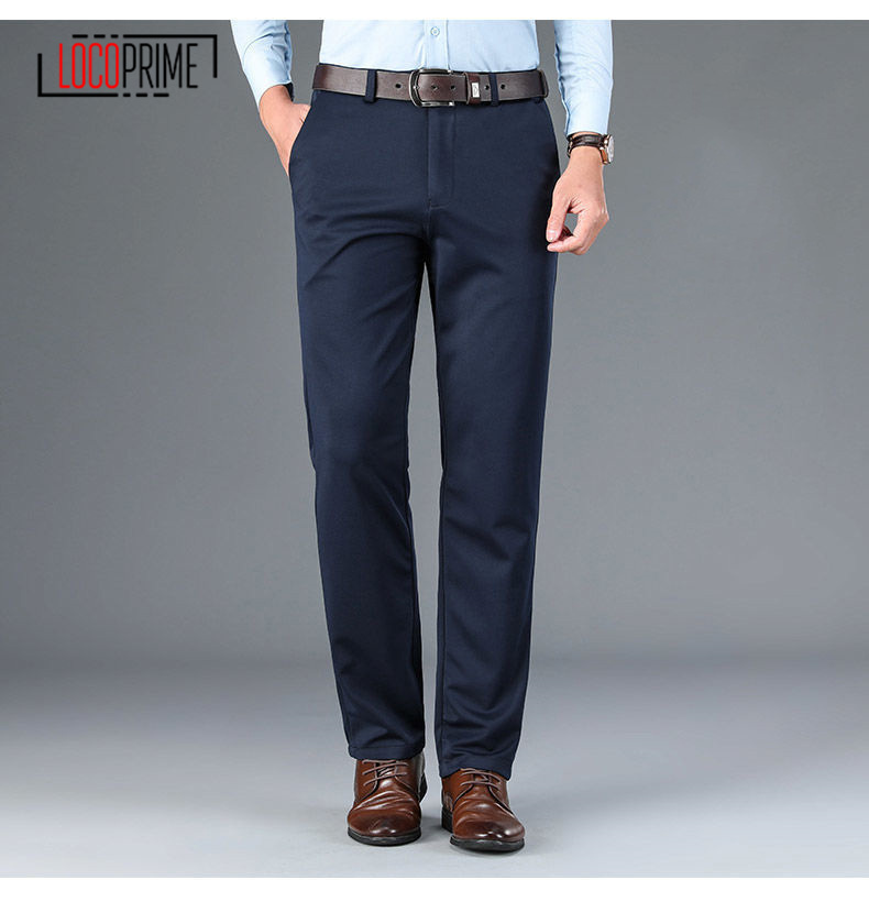 スラックス メンズ ビジネス スリム パンツ ノータック 洗える