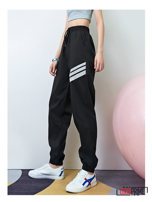 ジョガーパンツ スポーツ ワイドパンツ ラインパンツ ウェスト