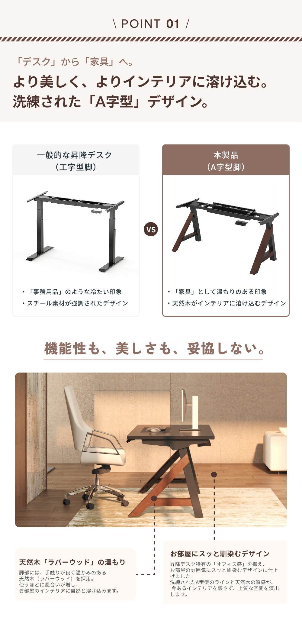 FlexiSpot 昇降式デスク 昇降デスク 電動 140 FlexiSpot E3-A デスク A