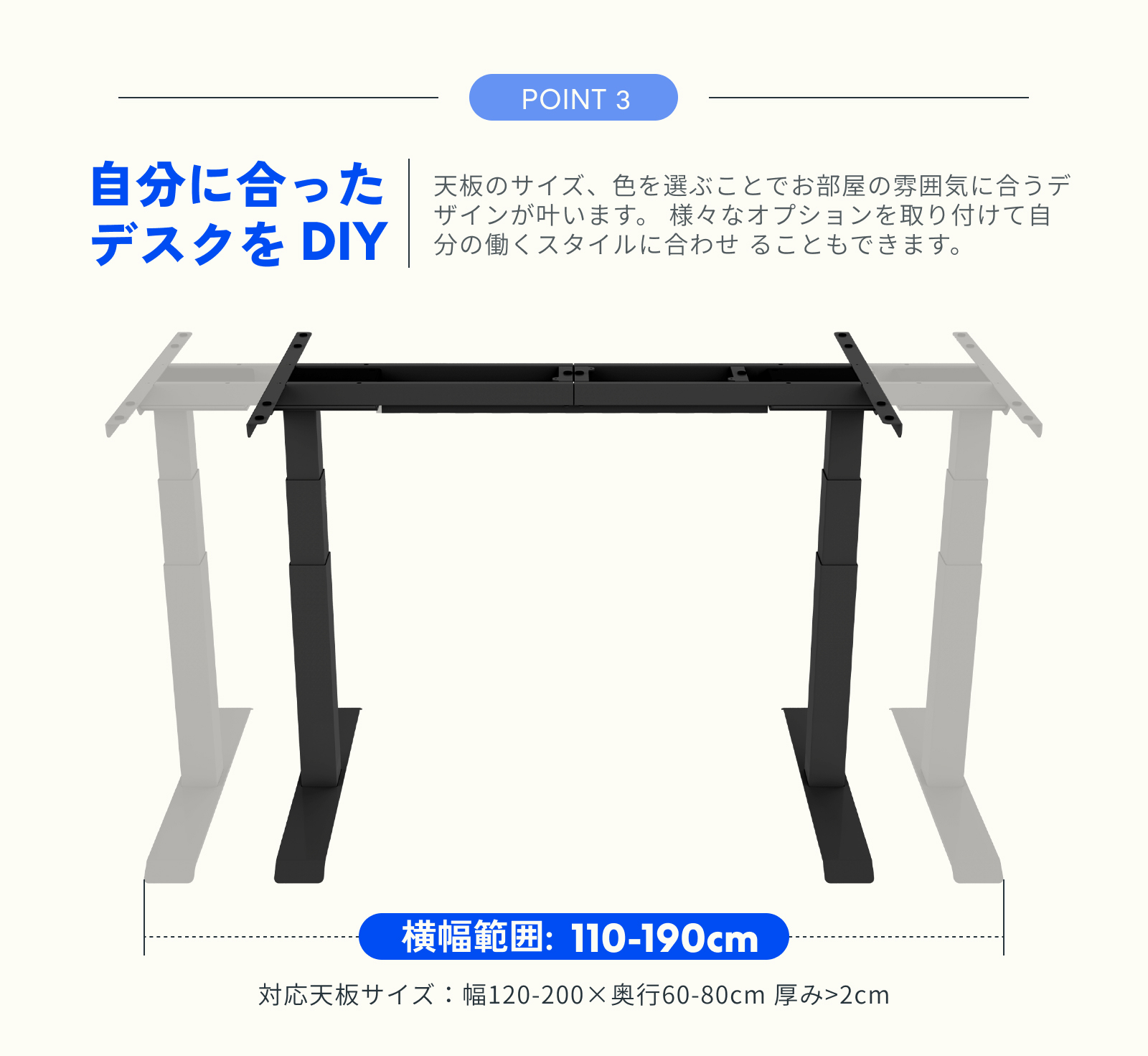 昇降デスク 電動 FlexiSpot E7 パソコンデスク スタンディングデスク デスク 机 電動昇降デスク 昇降式デスク 脚 オフィスデスク 事務机  pcデスク 脚部のみ : e7b : FlexiSpotヤフー店 - 通販 - Yahoo!ショッピング