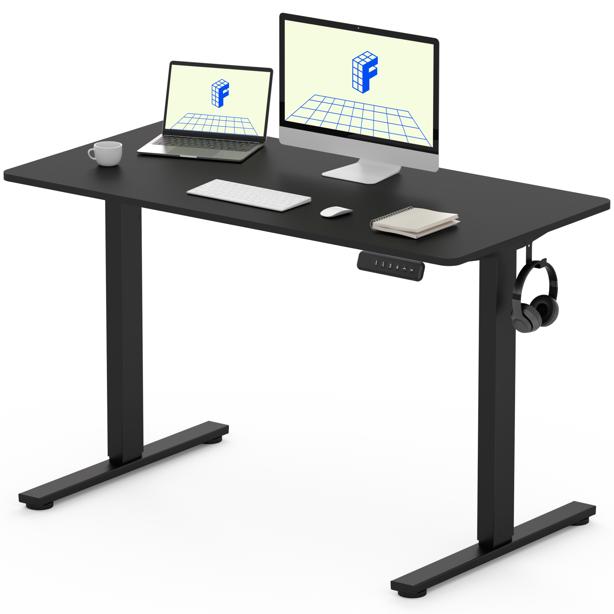 昇降式デスク 昇降デスク 電動 Flexispot EF1-Basic 電動デスク 昇降式テーブル オフィスデスク 昇降テーブル デスク 120  昇降式 スタンディングデスク 昇降