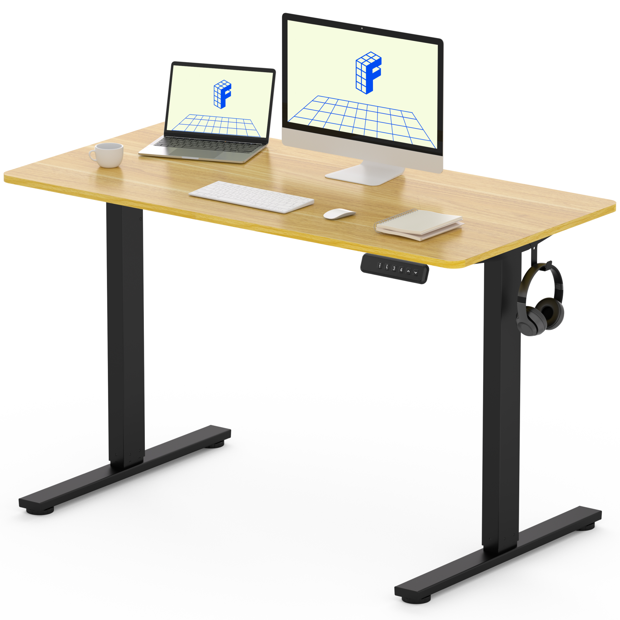 昇降式デスク 昇降デスク 電動 Flexispot EF1-Basic 電動デスク 昇降式テーブル オフィスデスク 昇降テーブル デスク 120  昇降式 スタンディングデスク 昇降