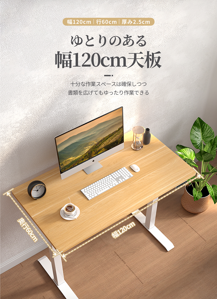 天板 スタンディングデスク用 パソコンデスク用 Flexispot テーブル