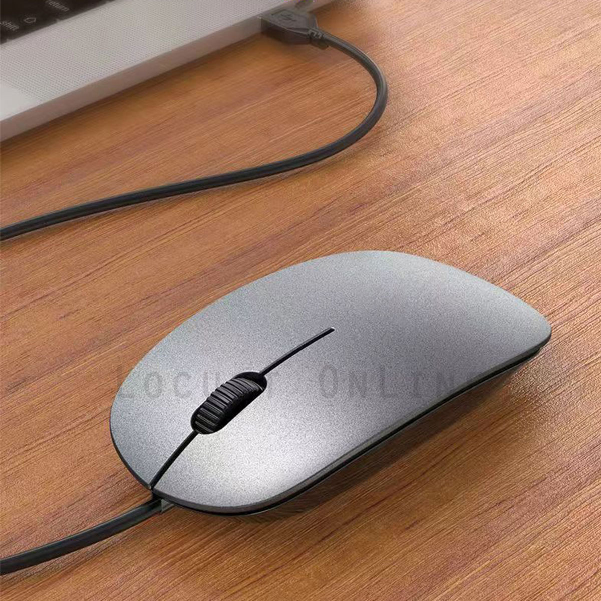 訳あり マウス USB 小型 軽量 薄型 光学式 有線マウス パソコン PC ノートパソコン 1200dpi シルバー