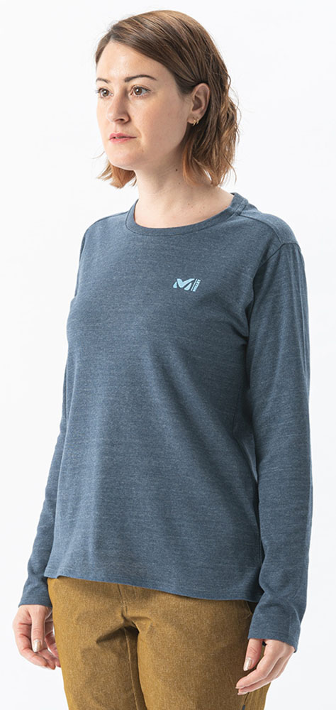 ミレー レディース M ロゴ ASA II Tシャツ ロング スリーブ MIV01871