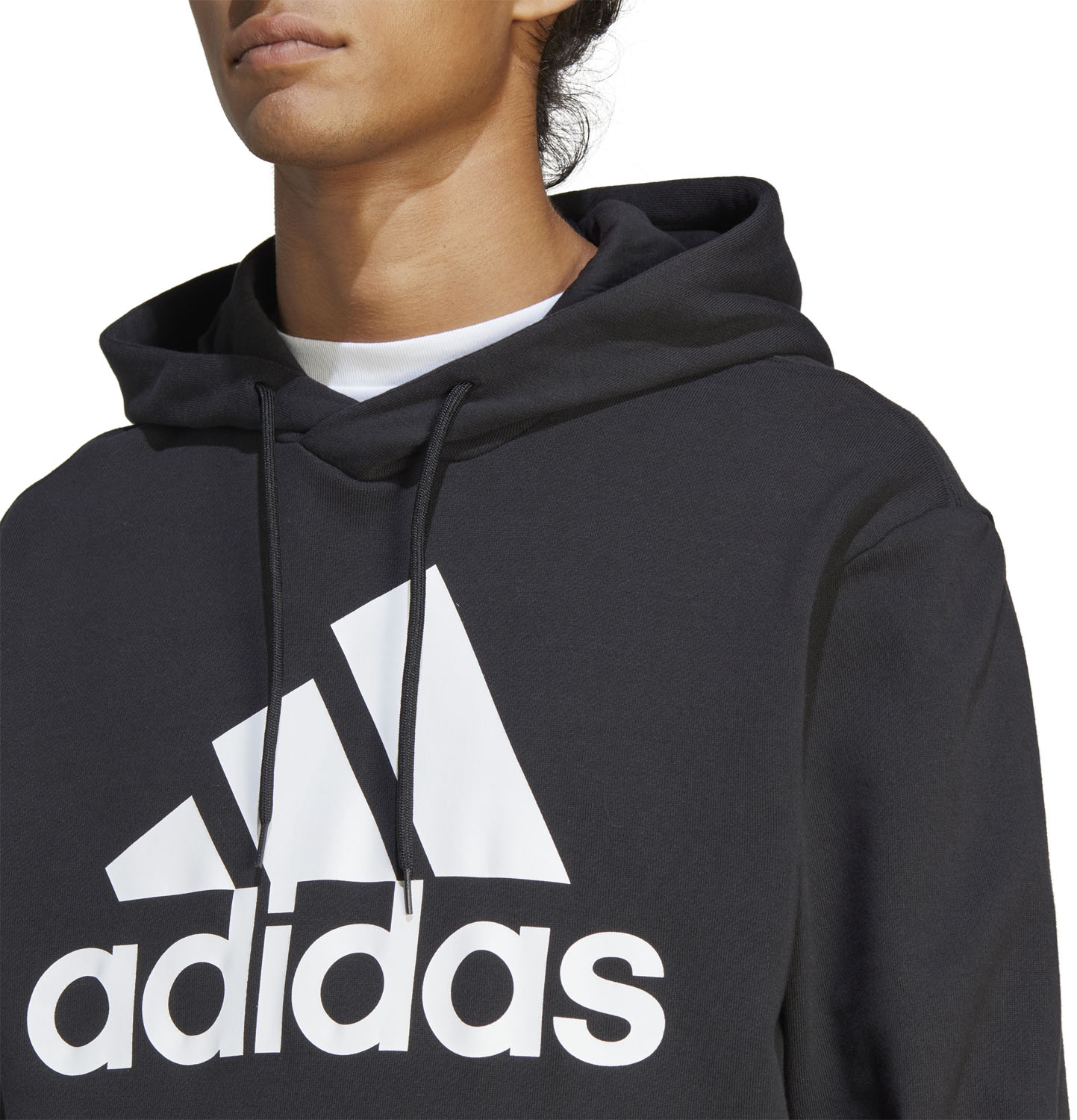 adidas アディダス メンズ　フーディ―　裏毛　防寒　 エッセンシャルズ フレンチテリー ビッグロゴパーカー NWN51