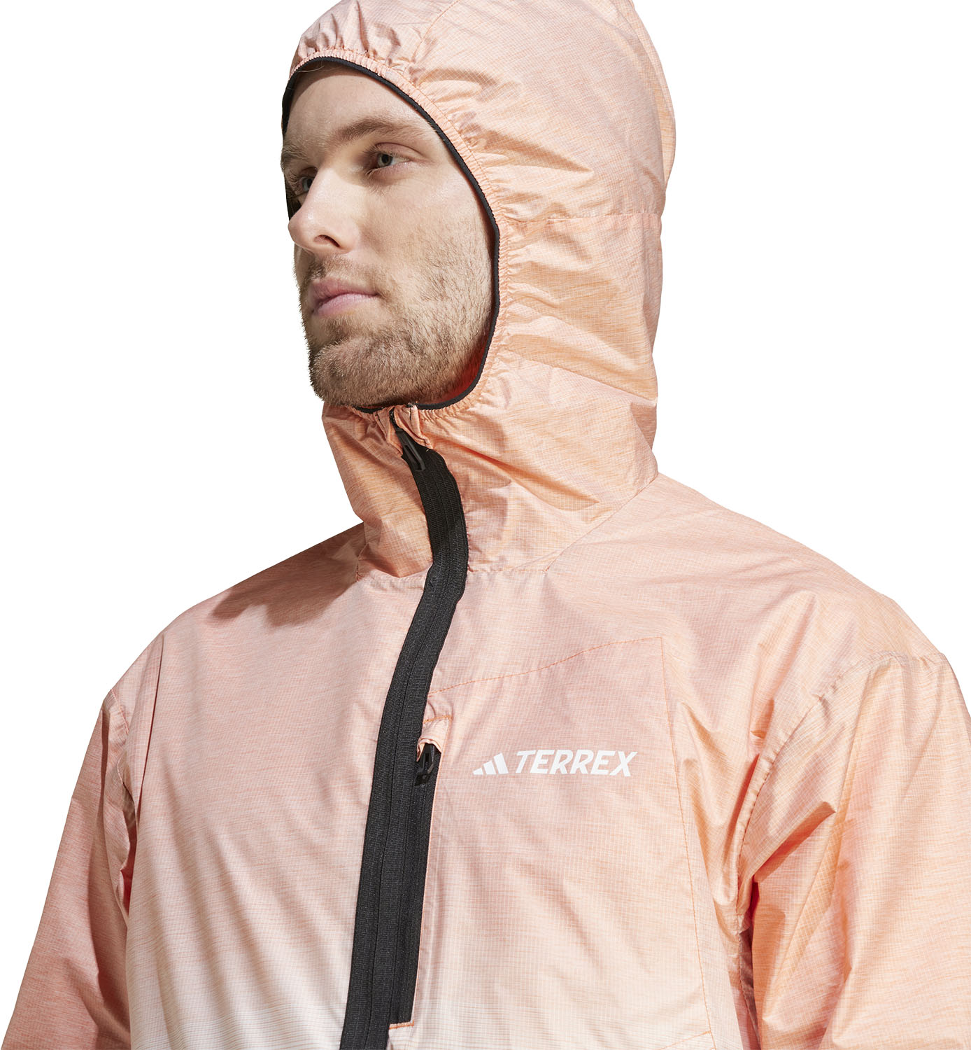 adidas メンズ テレックス XPERIOR ライト ウインドウィーブジャケット アウトドア ジャケット トレイルランニング ウインドジャケット ハイキング 通気性 防風性 レギュラーフィット フルジップ HAT72