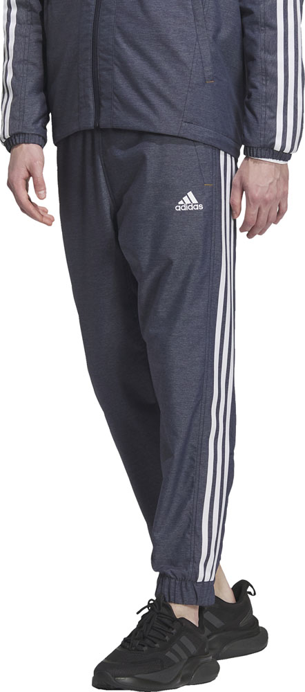adidas アディダス メンズ ロングパンツ 24/7 レギュラーフィット WIND.RDY デニムウーブン レギュラー テーパードレッグ フルレングス パンツ IEH96