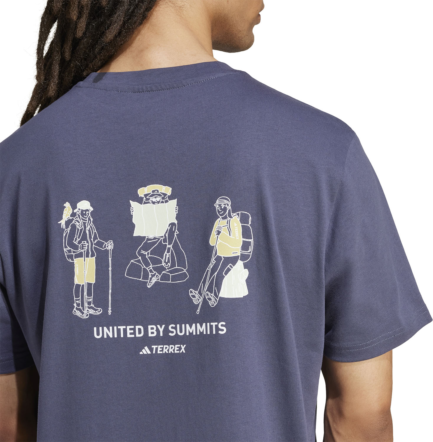 adidas ポリジン グラフィック半袖Tシャツ JI8309