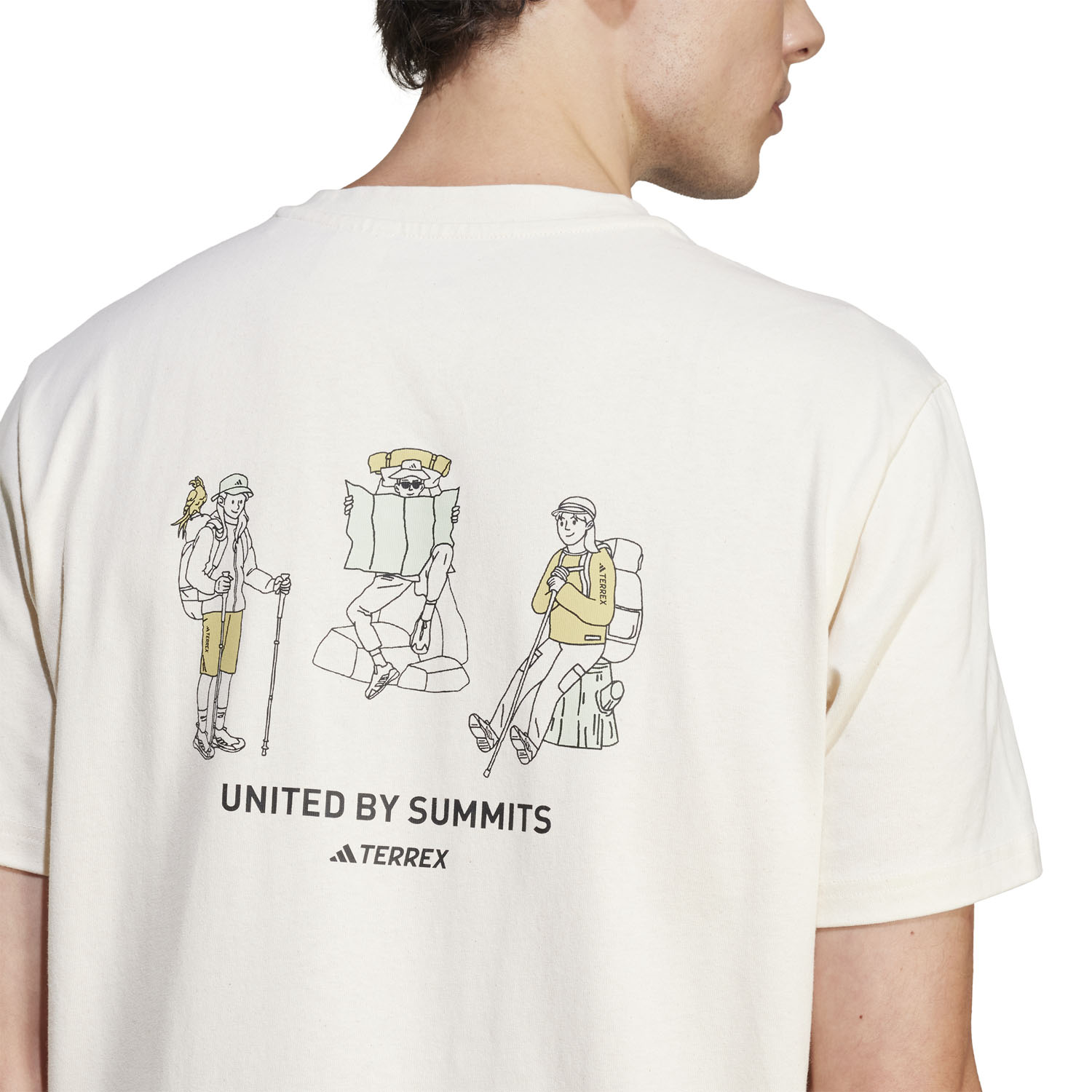 adidas ポリジン グラフィック半袖Tシャツ JI8310
