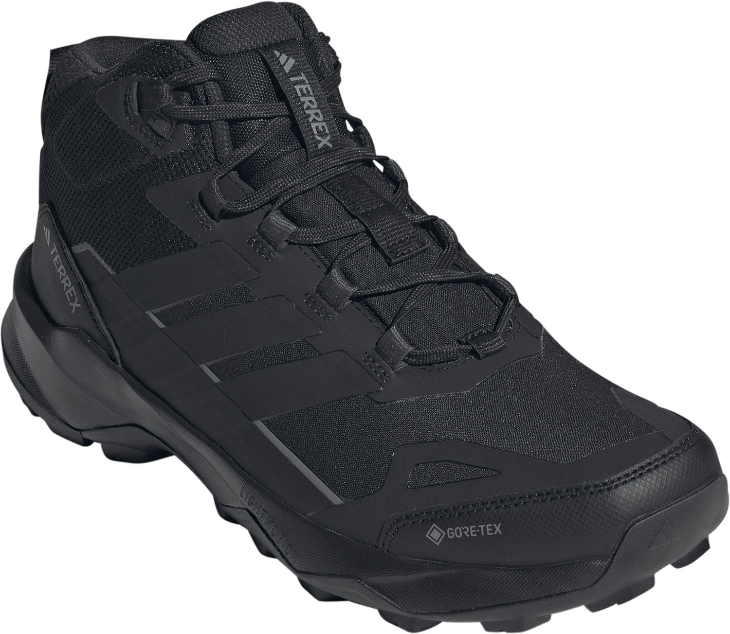 adidas メンズ テレックス スカイチェイサー AX5 ミッド GORE-TEX ハイキング / Terrex Skychaser AX5 Mid GORE-TEX Hiking Shoes アウトドア シューズ ハイキング ハイキングシューズ トレイル 防水性 透湿性 グリップ力 軽量 冒険 レギュラーフィット シューレースクロージャー JQ2207