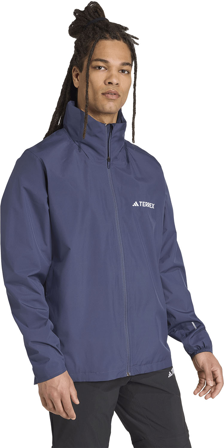 adidas マルチエッセンシャルズ 2L レインジャケット 雨風 悪天候 ドライ 快適な着心地 防水 透湿 CLIMAPROOF レギュラーフィット JXW84