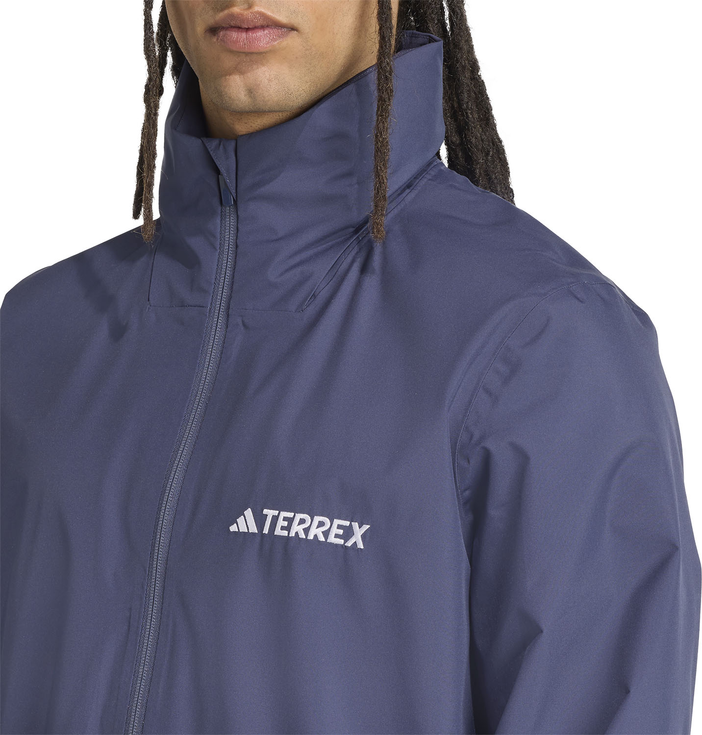 adidas マルチエッセンシャルズ 2L レインジャケット 雨風 悪天候 ドライ 快適な着心地 防水 透湿 CLIMAPROOF レギュラーフィット JXW84