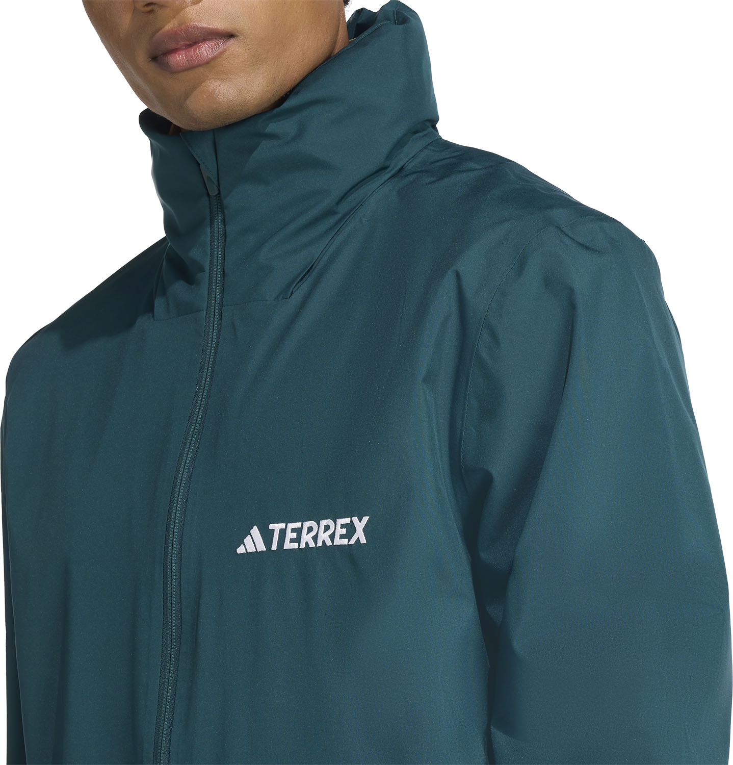 adidas マルチエッセンシャルズ 2L レインジャケット 雨風 悪天候 ドライ 快適な着心地 防水 透湿 CLIMAPROOF レギュラーフィット JXW84