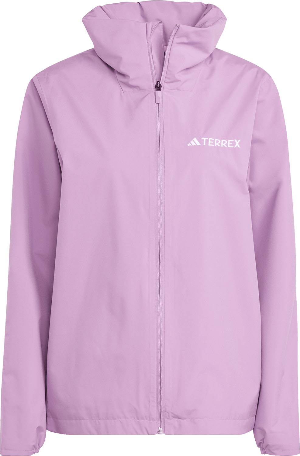 adidas レディース マルチ エッセンシャルズ 2L レインジャケット アウトドア ジャケット レインジャケット 雨 風 悪天候 ドライ 快適な着心地 防水 透湿 CLIMAPROOF レギュラーフィット フルジップ ハイネック フード JXW86