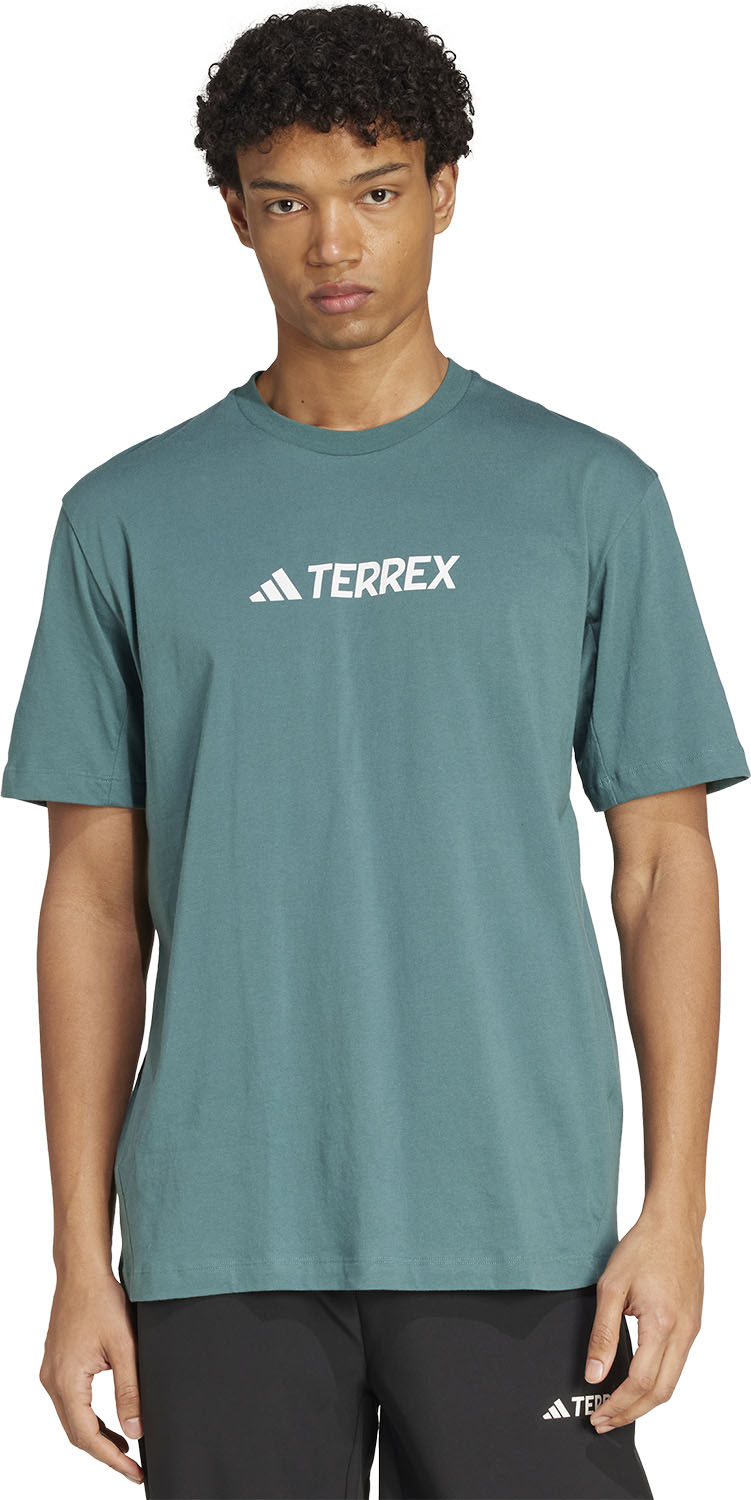 adidas テレックス クラシック ロゴ 半袖Tシャツ アウトドア アウトドアウェア Tシャツ 半袖Tシャツ 半袖 ショートスリーブ ハイキング トレイルラン ロゴT 気軽 普段使い レギュラーフィット KTN75