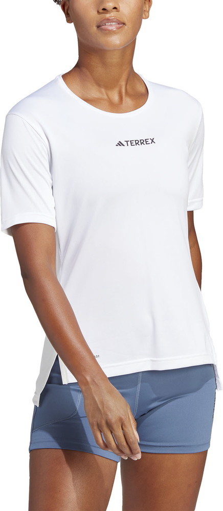 adidas テレックス マルチ 半袖Tシャツ  アウトドア レディース ウィメンズ マルチ 半袖Tシャツ Ｔシャツ ランニング ハイキング MBI57 SLVバイオレット MBI57