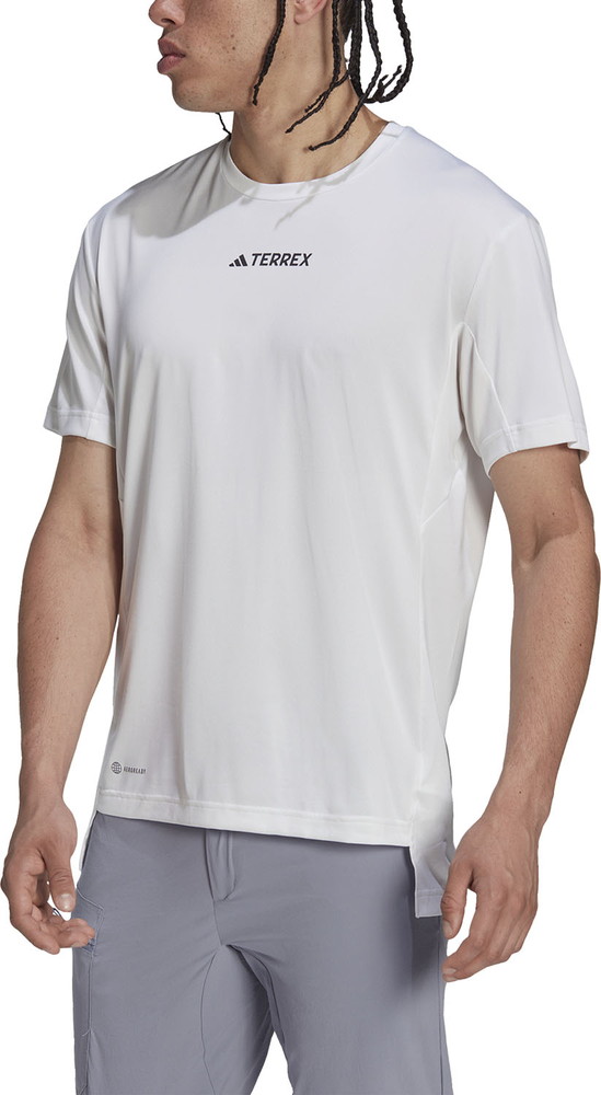 adidas アディダス TERREX テレックス マルチ 半袖Tシャツ アウトドア マルチ ハイキング ランニング メンズ 半袖Tシャツ Tシャツ クルーネック QF310 サバンナ QF310