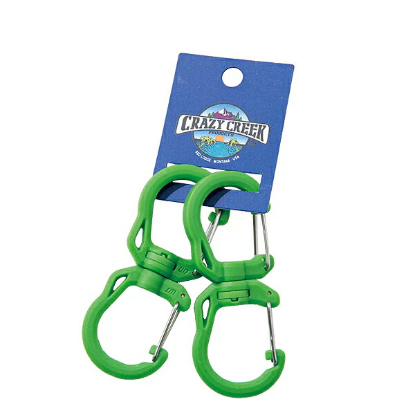 クレイジークリーク ダブルカラビナ Mサイズ 2パックス アクセサリカラビナ 12598002
