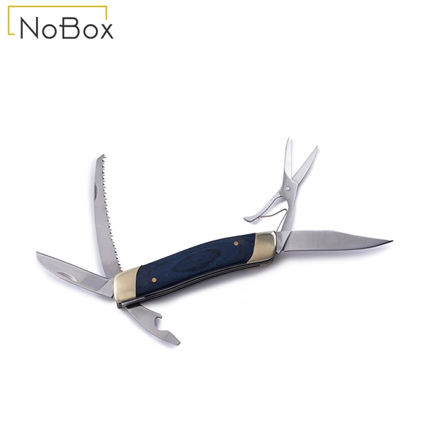 ノーボックス マルチツールポケットナイフ wood  20237003