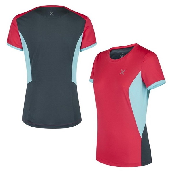 WORLD MIX T-SHIRT WOMAN レディース Tシャツ 半袖シャツ トレッキング ハイキング 登山 MTGN21W