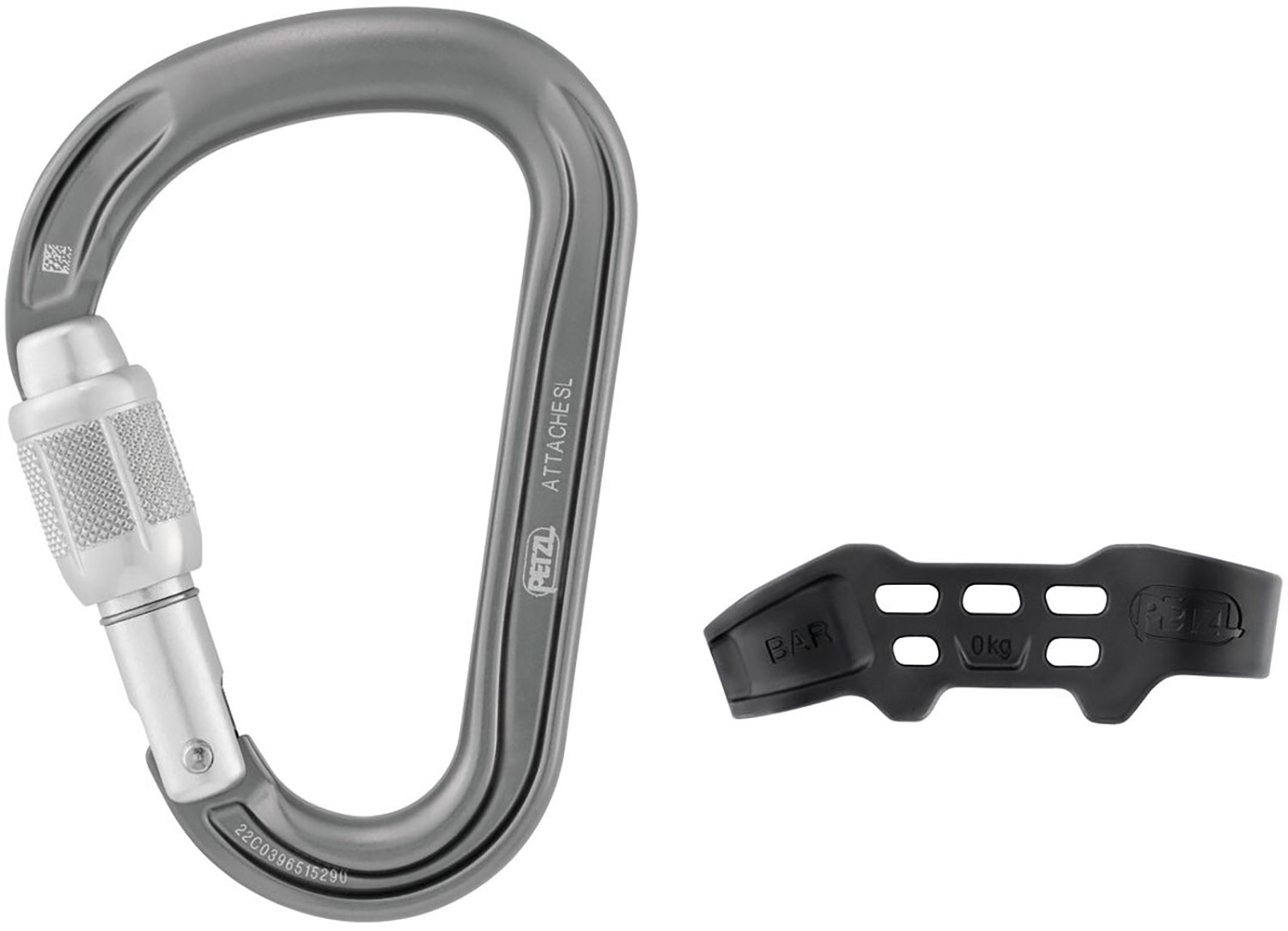 PETZL アウトドア カラビナ 反転防止用 取り外し可能 アタッシュバー M038CA00