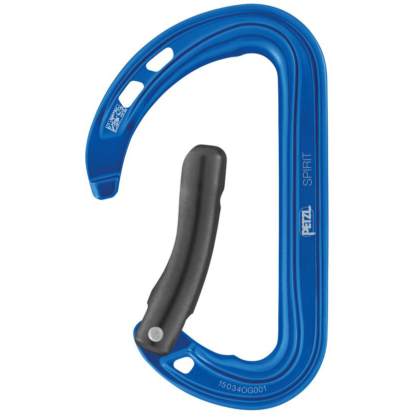 PETZL ペツル スピリット フリークライミング用カラビナ ベントゲート ブルー M061AB00