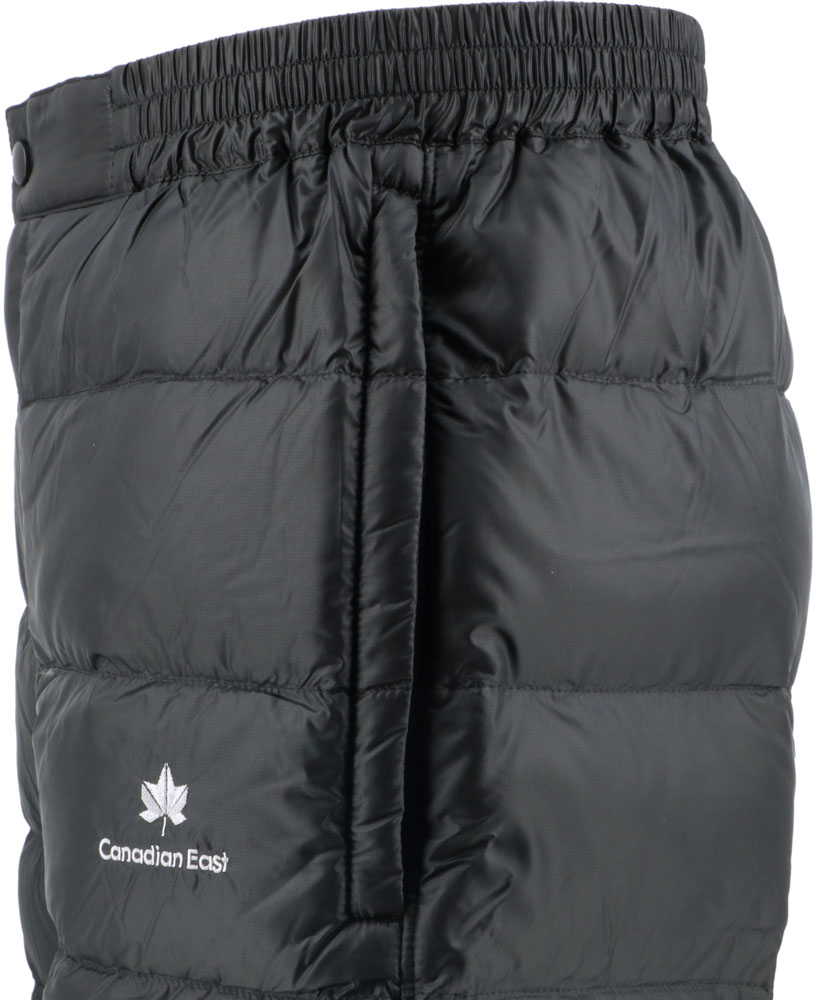 カナディアンイースト ダウンパンツ 750FP メンズ 防寒 登山 ハイキング キャンプ 旅行 トラベル ファッション 散歩 男性 CEW3012PA2 BLK