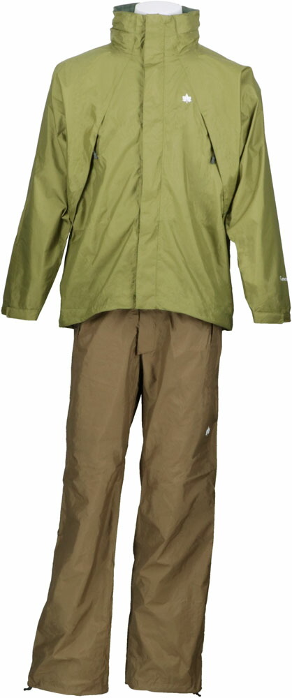 カナディアンイースト レインウェア メンズ 上下セット Rain Wear Men’s 雨具 レインスーツ 合羽 カッパ 登山 キャンプ 自転車 バイク 通勤 通学 旅行 男性 梅雨 CEW7011S