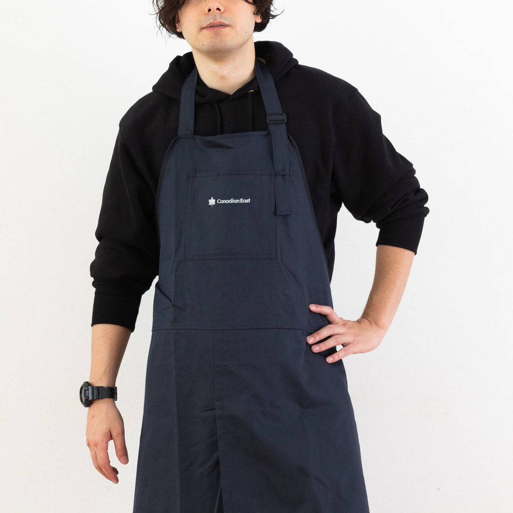 カナディアンイースト 焚火難燃エプロン ＜難燃ウエア＞ 焚き火 たき火 キャンプ バーベキュー BBQ 調理 クッキング メンズ レディース CEW8000 NVY