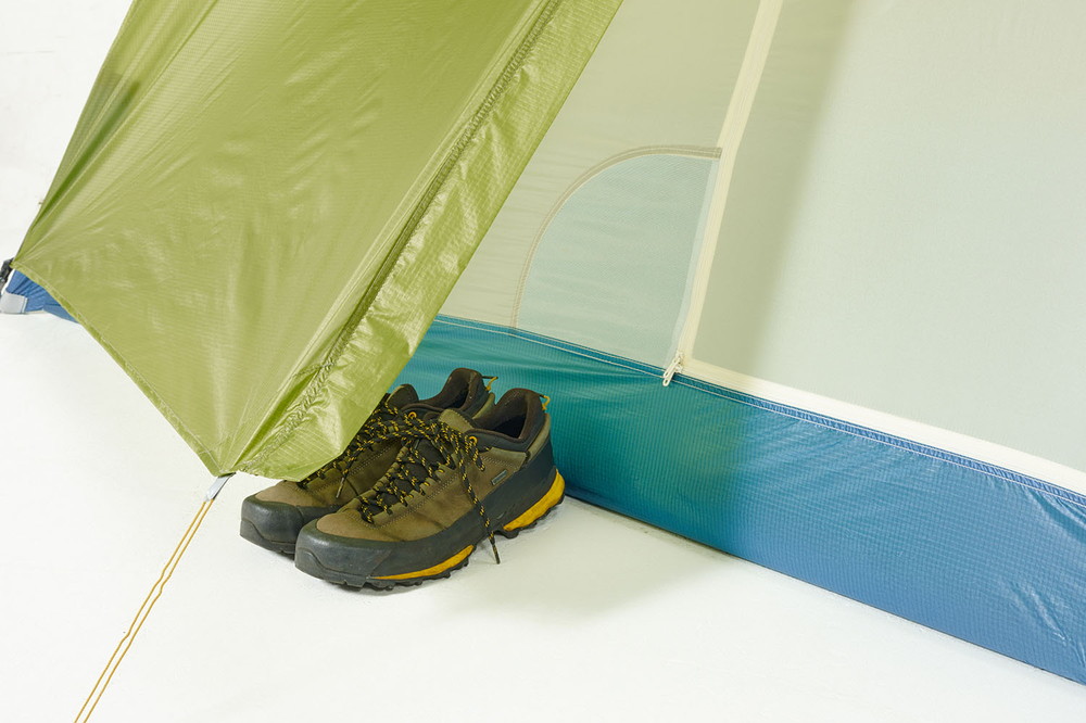 超軽量ダブルウォールテント 2人用 エキストラライト 3シーズン対応 登山 登山用テント シェルター ツエルト ツェルト 前室付き 超軽量 日本製 VEL-20 3S