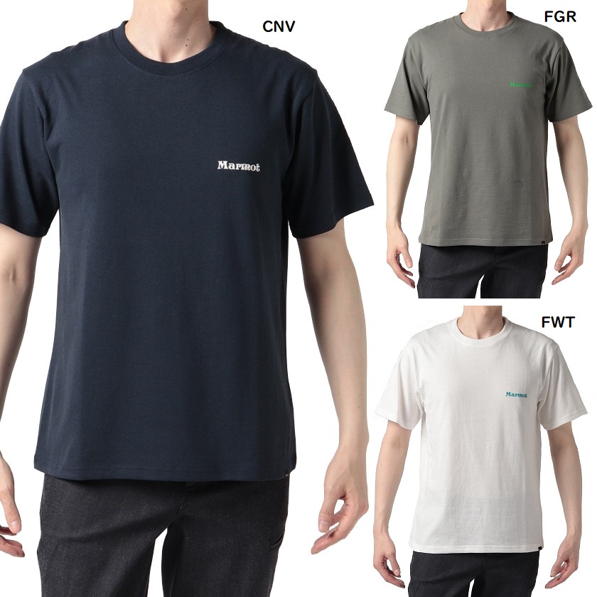 マーモット ポケットロゴハーフスリーブクルー メンズ 半袖 Tシャツ TOMTJA49 | 山とアウトドア専門店 ロッジ
