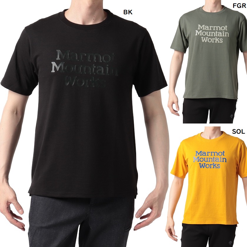 マーモット ポケットロゴハーフスリーブクルー メンズ 半袖 Tシャツ TOMTJA49 | 山とアウトドア専門店 ロッジ