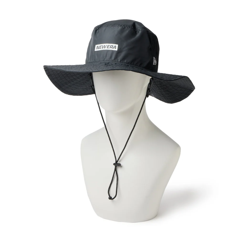 NEWERA メンズ レディース ハット 帽子 アドベンチャー ワイドブリム Recycle PE RipStop ブラック 14392221
