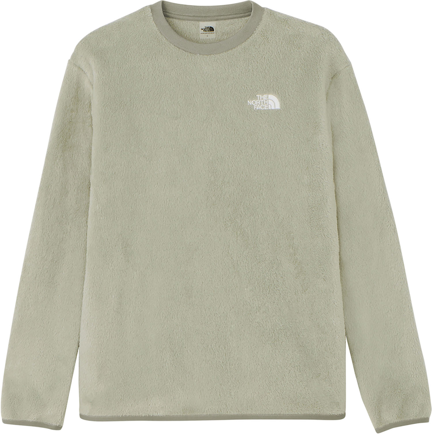 THE NORTH FACE バーサミッドクルー アウトドア 登山 トレーニング 日常 カジュアル フリース 保温 クレイグレー グレー L レディース NAW72480