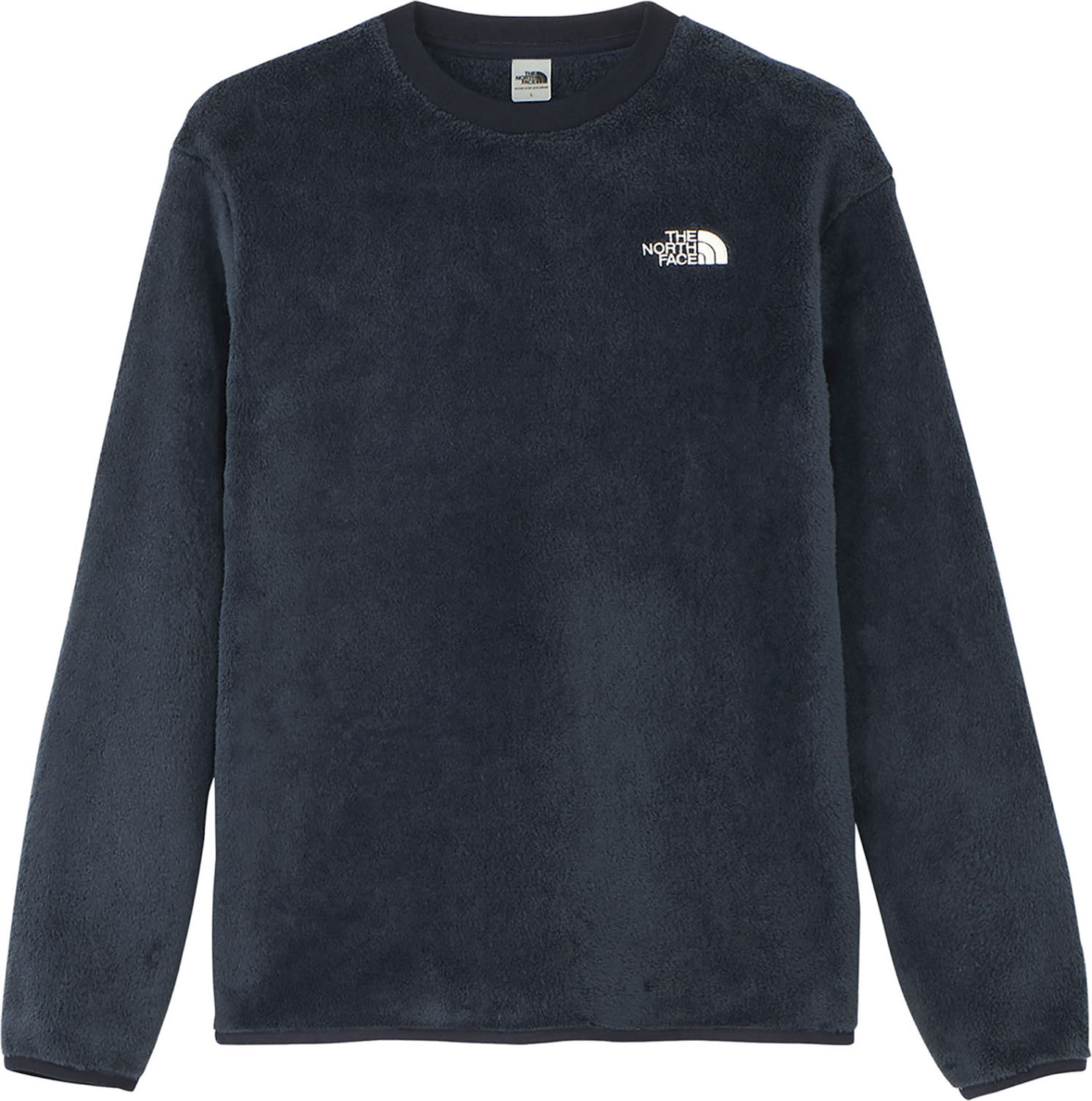 THE NORTH FACE バーサミッドクルー アウトドア 登山 トレーニング 日常 カジュアル フリース 保温 アーバンネイビー ネイビー L レディース NAW72480