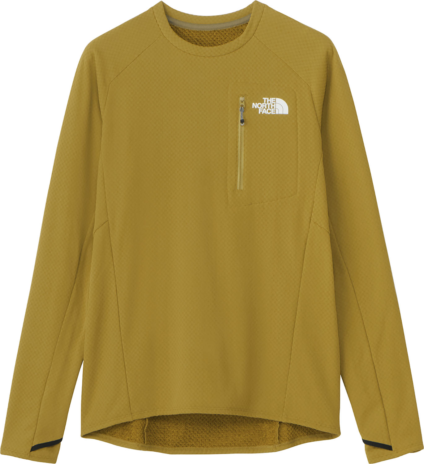 THE NORTH FACE エクスペディショングリッドフリースクルー アウトドア フリース 保温性 通気性 軽量 軽い ストレッチ性 リサイクル中空繊維 冬季登山 海外遠征 アンバーグリーン グリーン L ユニセックス NL72323
