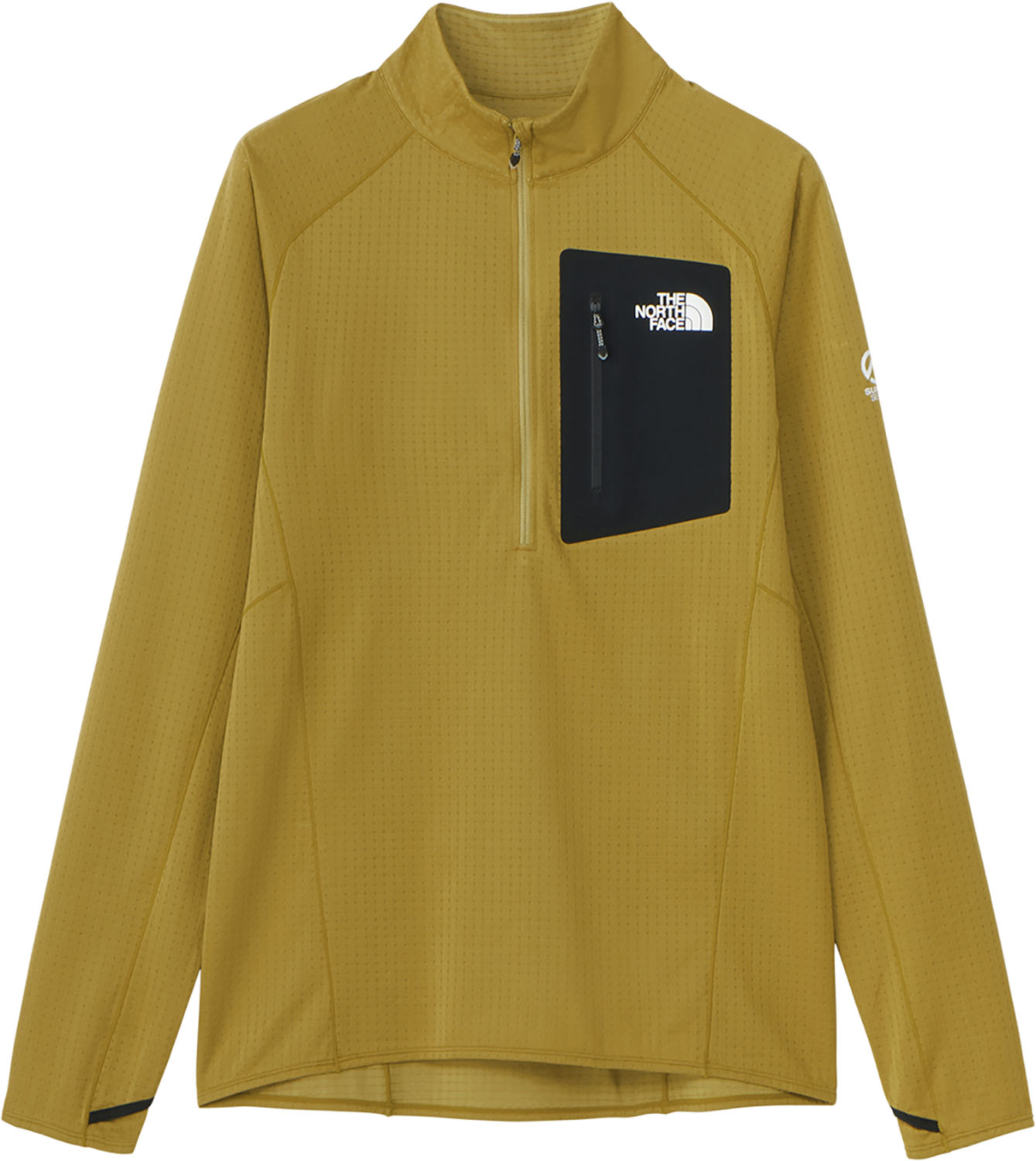 THE NORTH FACE エクスペディションドライドットジップハイ アウトドア スウェットジャケット 吸汗速乾性 はっ水加工 登山 クライミング アンバーグリーン グリーン L ユニセックス NT12122