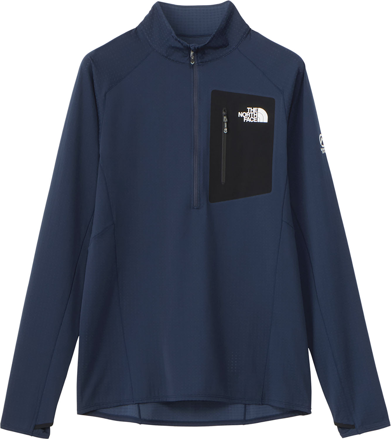 THE NORTH FACE エクスペディションドライドットジップハイ アウトドア スウェットジャケット 吸汗速乾性 はっ水加工 登山 クライミング サミットネイビー ネイビー L ユニセックス NT12122