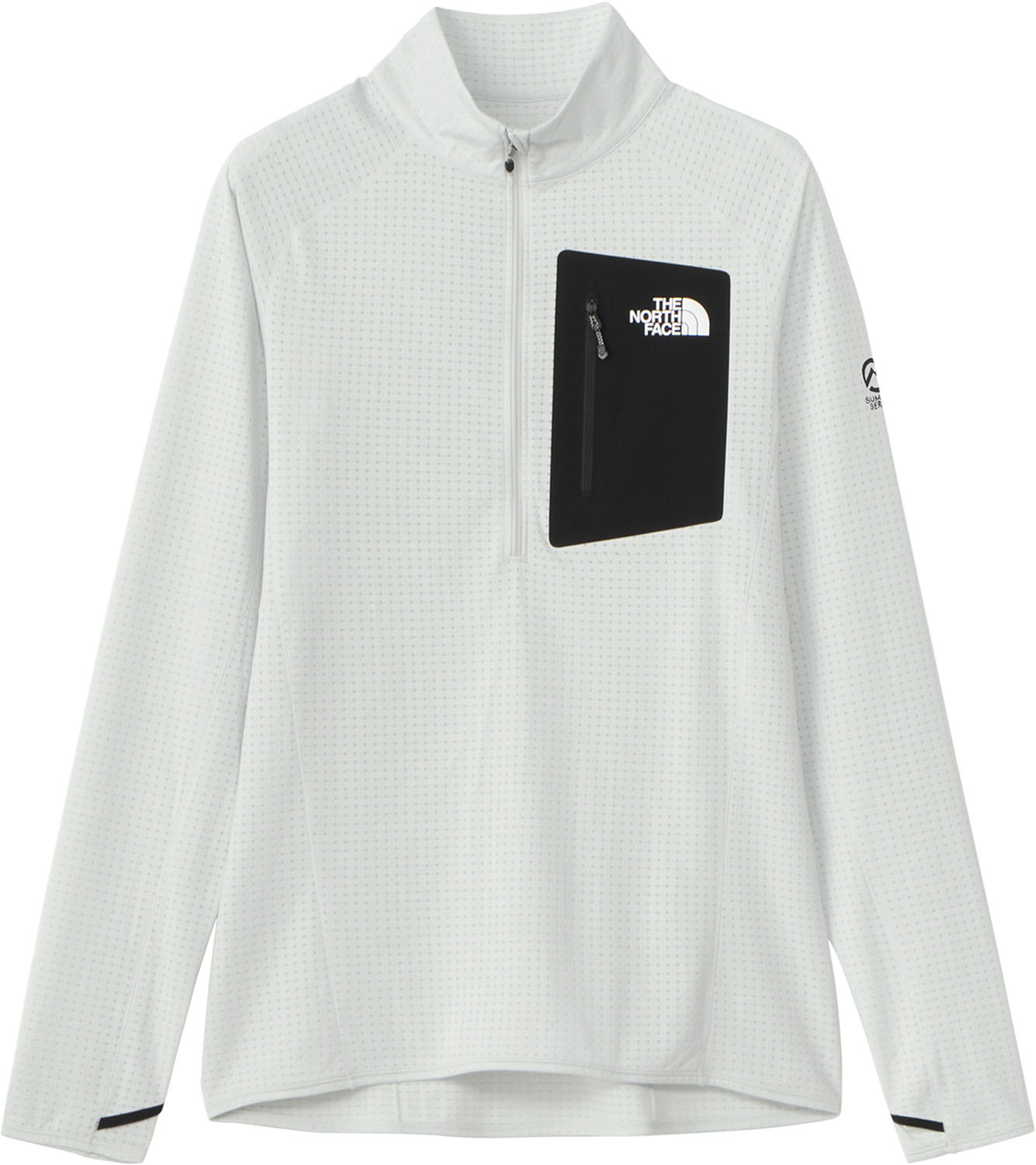 THE NORTH FACE エクスペディションドライドットジップハイ アウトドア スウェットジャケット 吸汗速乾性 はっ水加工 登山 クライミング ティングレー グレー L ユニセックス NT12122