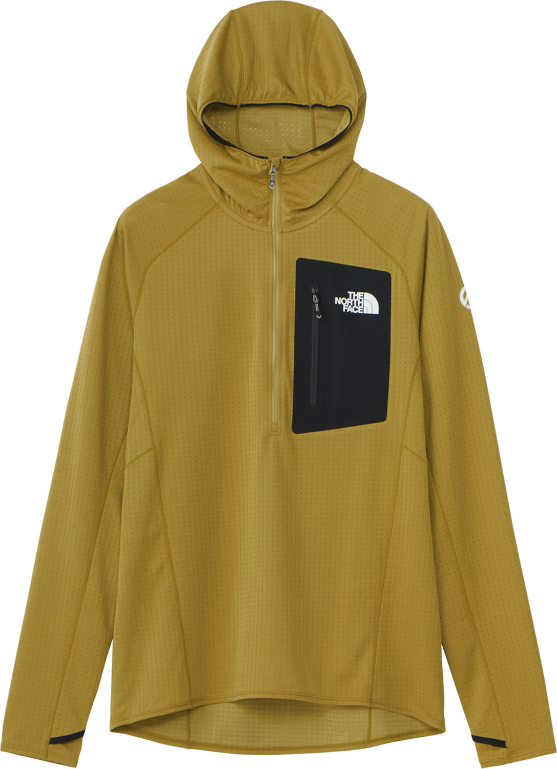 THE NORTH FACE エクスペディションドライドットフーディ アウトドア ジャケット 吸汗速乾性 はっ水加工 静電ケア 登山 クライミング アンバーグリーン グリーン L ユニセックス NT12321