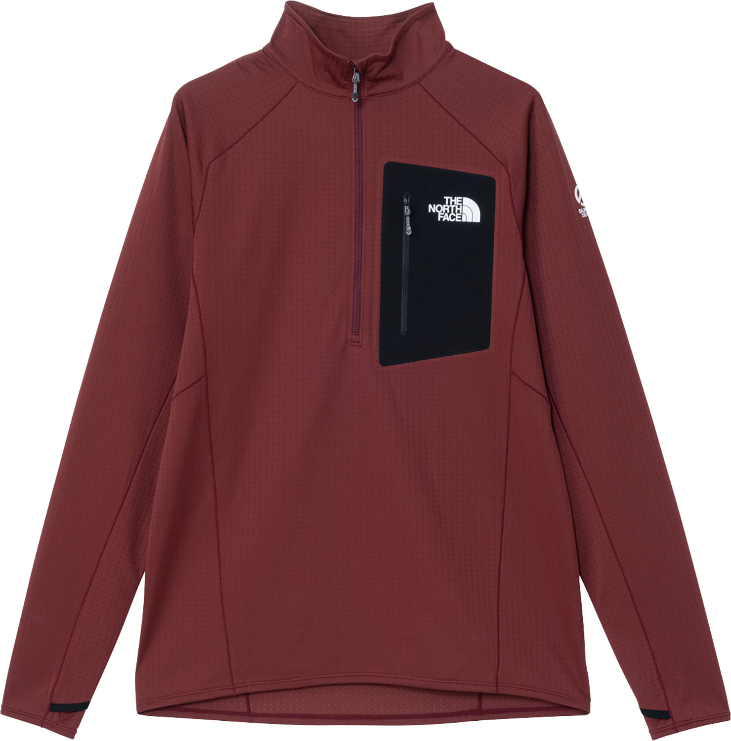THE NORTH FACE エクスペディションドライドットジップハイ ベースレイヤー Tシャツ 長袖 ハーフジップ ハイネック 単体着用可能 トップス 吸汗速乾ドライ 汗冷え防止 ダブルニット構造 サムホール 登山 トレッキング アウトドア Expedition Dry Dot Zip High メンズ レディース NT12522