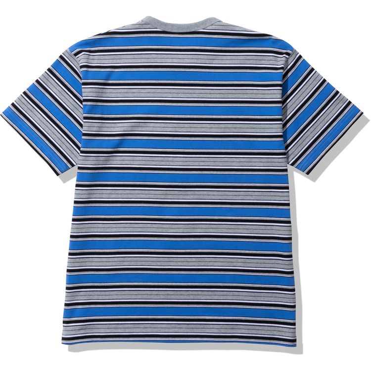 メンズ 半袖シャツ Tシャツ ショートスリーブマルチボーダーティー NT32253