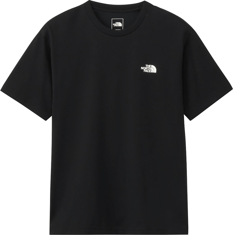 メンズ  半袖Tシャツ 半袖シャツ ショートスリーブバックスクエアロゴティー NT32447