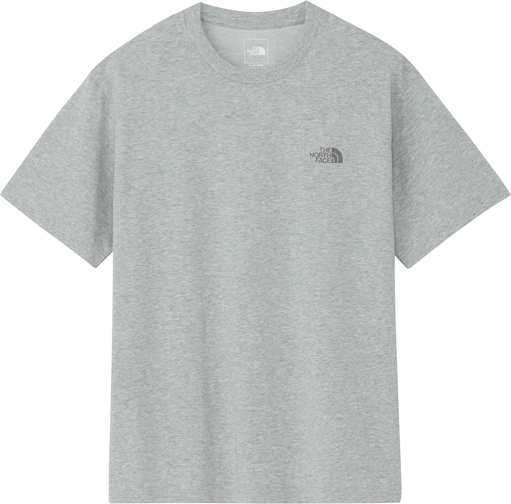 メンズ  半袖Tシャツ 半袖シャツ ショートスリーブバックスクエアロゴティー NT32447