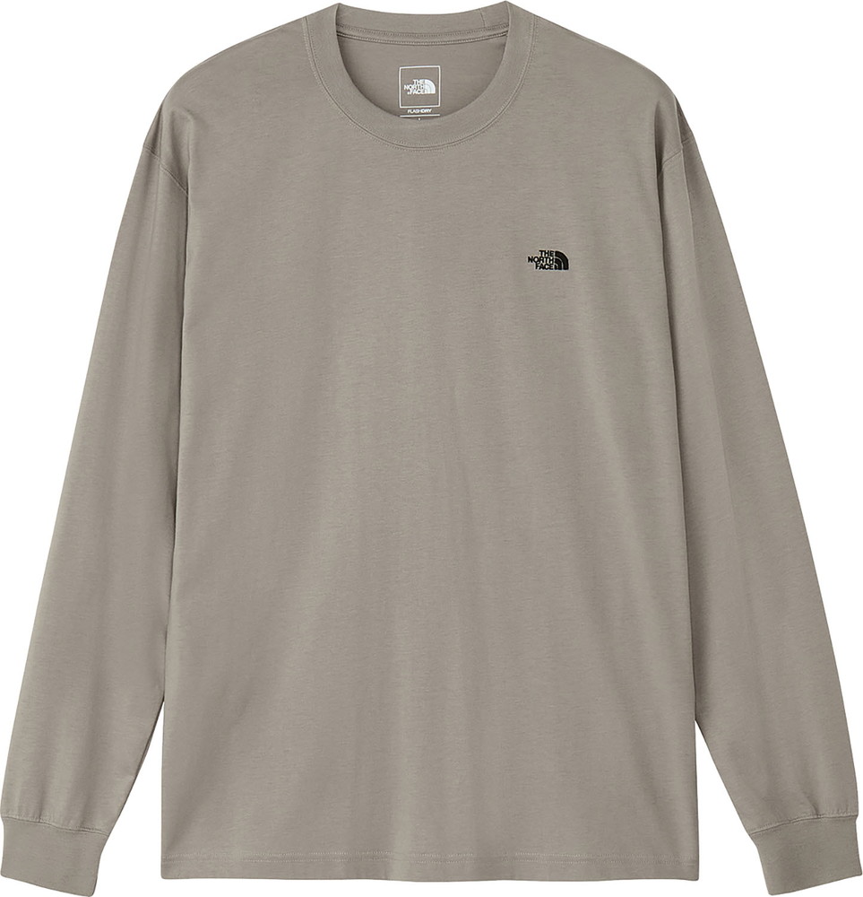 メンズ 長袖Tシャツ 長袖シャツ ロングスリーブフラッシュドライヌプシコットンティー NT32535