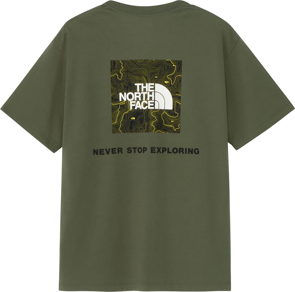 メンズ レディース 半袖Tシャツ 半袖シャツ ショートスリーブバックスクエアトラバースロゴティー NT32543